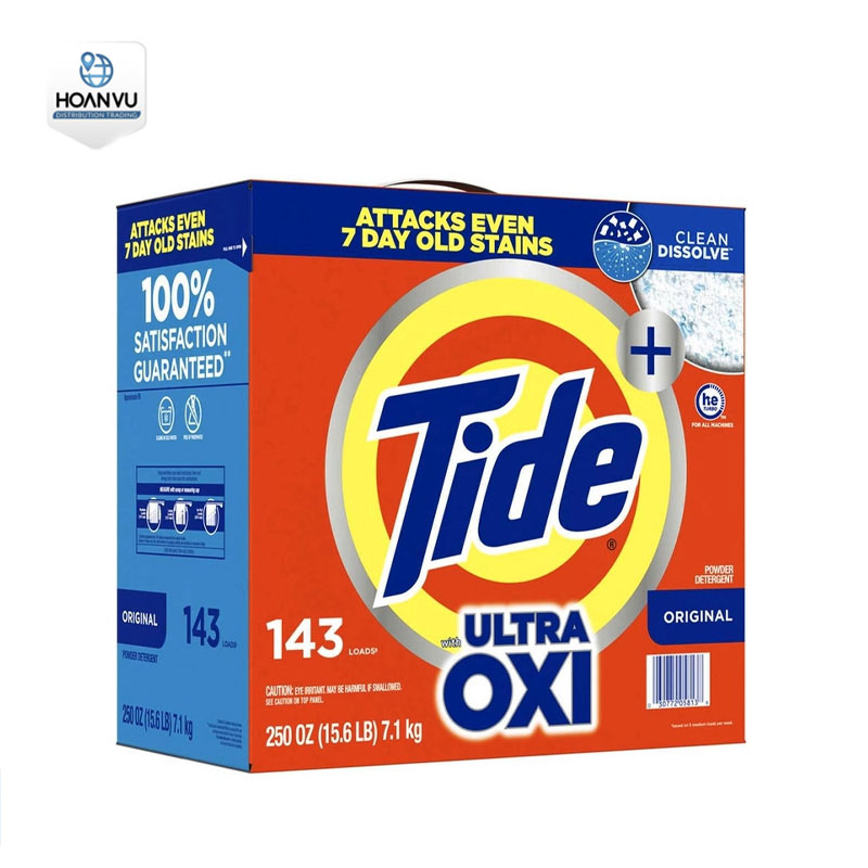 Bột Giặt Tide HE Ultra Oxi Powder Laundry Detergent Original 7.1kg