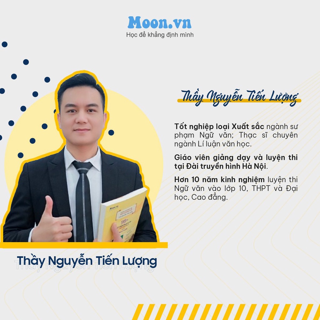 Bộ 100 đề minh họa Văn học luyện thi THPT QG Moonbook | Sách ID Moonbook