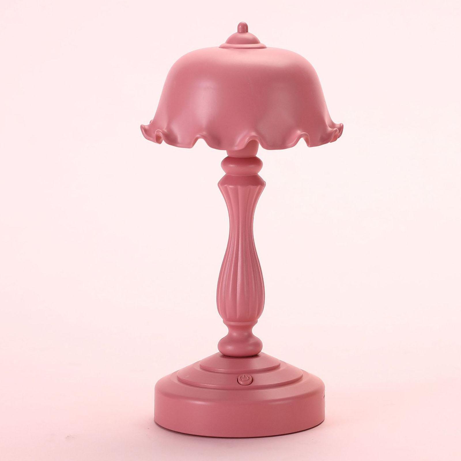 Bedside Table Lamp, with USB Ports, ABS Charger Base with Lotus Shade, Modern Desk Lamp for Bedroom, Living Room, Kid's Room, Dorm, Office