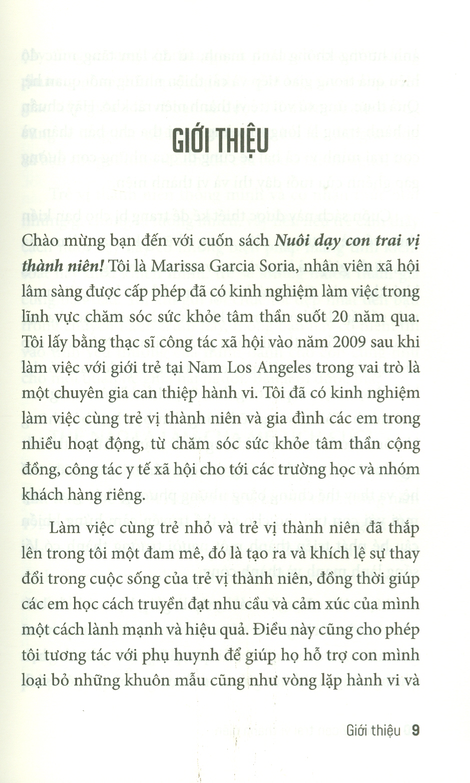 NUÔI DẠY CON TRAI VỊ THÀNH NIÊN  - Christina Trujillo Sieren –Ngô Loan dịch - Thái Hà  - NXB Lao Động