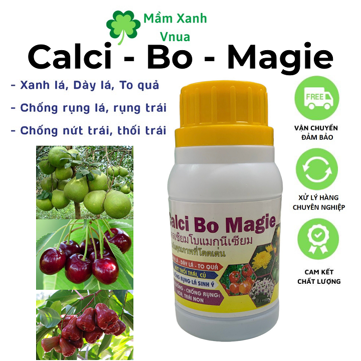 Phân Bón Chống Rụng Trái Cho Cây Siêu Canxi Bo Magie - Chai 100 ML