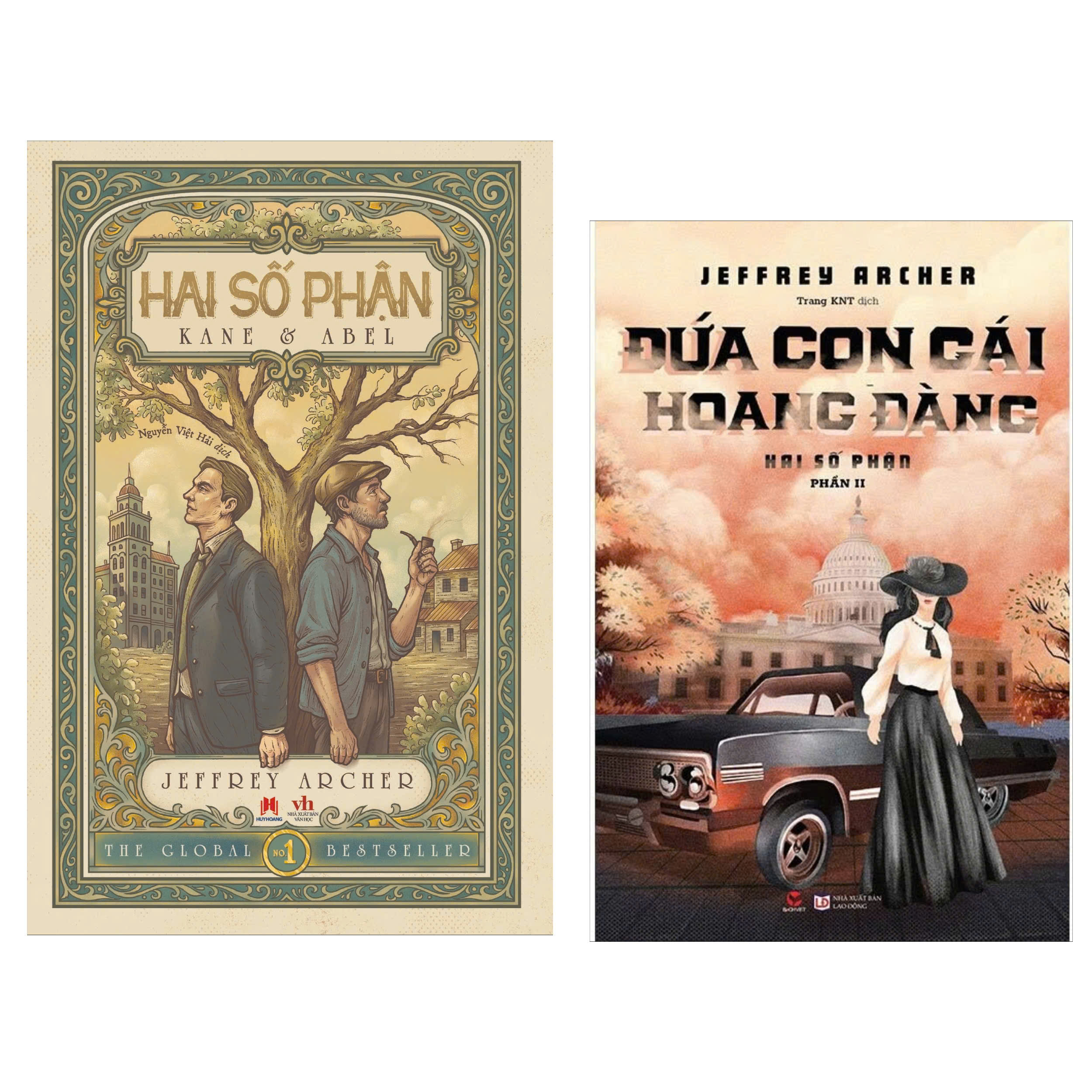 Combo 2 cuốn Hai số phận  Bìa cứng  Đứa con gái hoang đàng Hai số phận phần 2