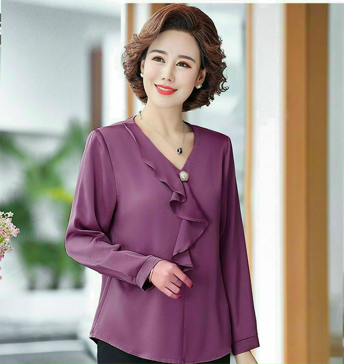ÁO SƠ MI PHỐI BÈO ĐÍNH PHỤ KIỆN