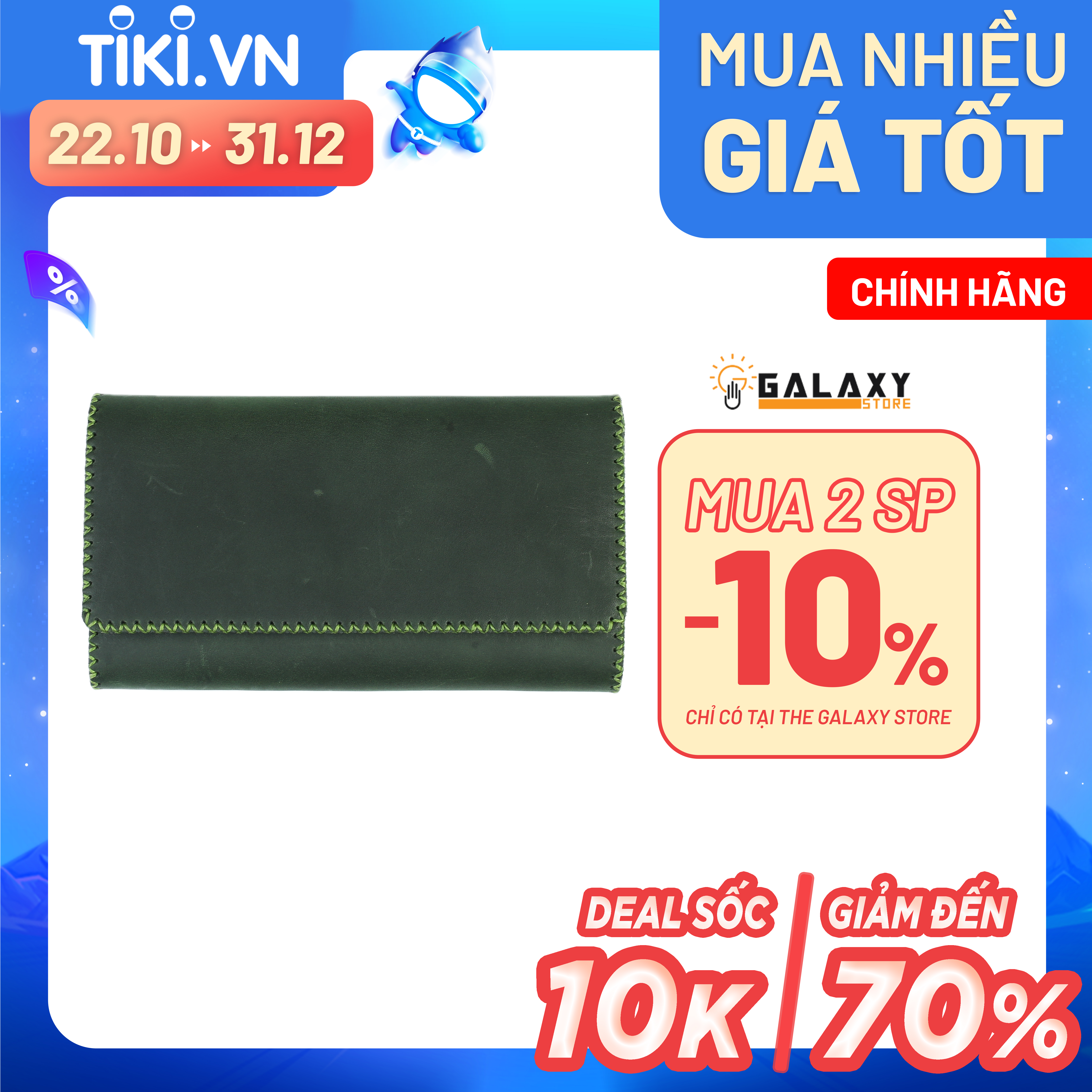 Ví Bóp Nữ Da Bò Thật Cầm Tay Clutch Handmade Cao Cấp Galaxy Store GVNUA06 - Hàng Chính Hãng (20x11 cm)