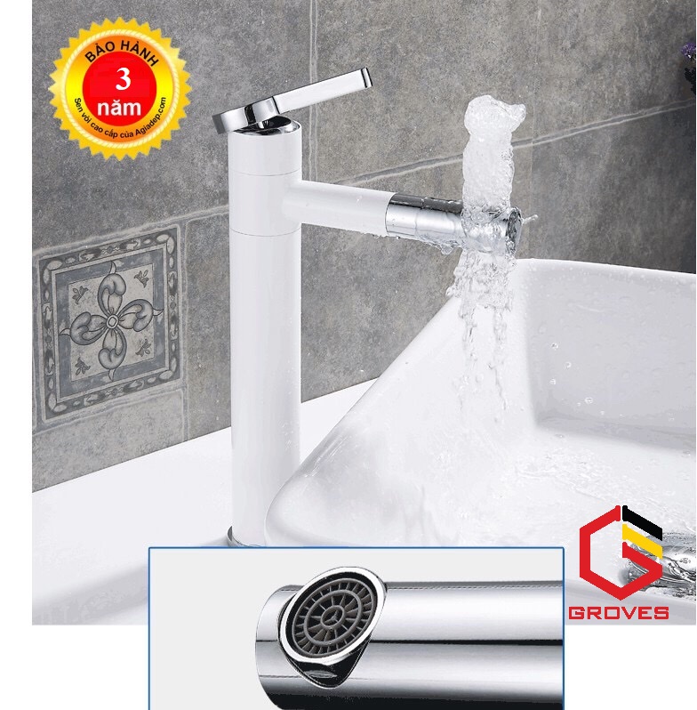 Vòi rửa mặt đa năng thân cao GR7011C