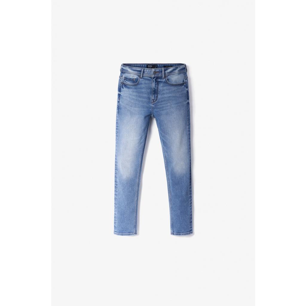 QUẦN JEAN TRƠN PREMIUM FORM SLIM - 10F22DPA024 | LASTORE MENSWEAR