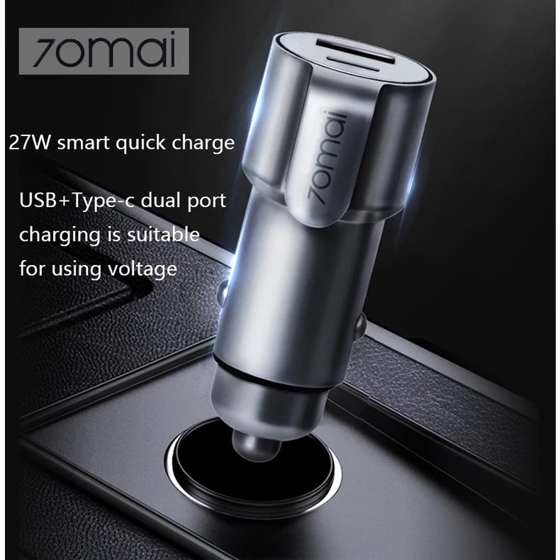 Tẩu Sạc Điện Thoại Nhanh 70MAI USB Type-C QC3.0 Cho 70MAI A500S A800S D06 M300 D07 M500