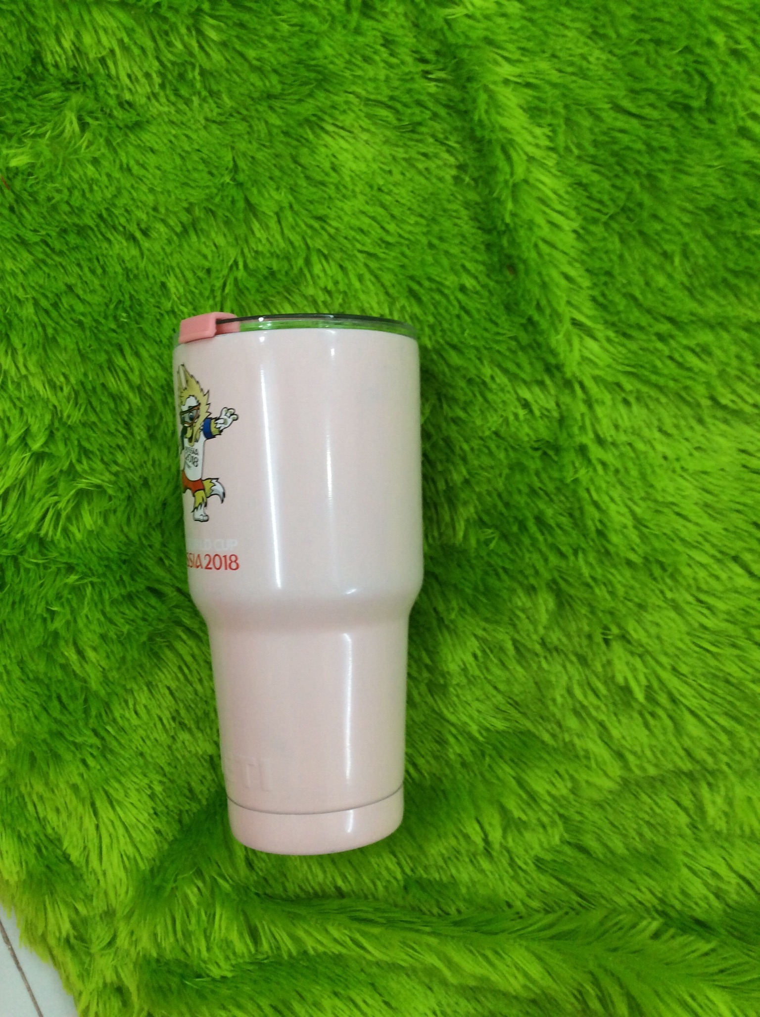 Ly giữ nhiệt 900ml 2 lớp inox 304 - tặng 1 túi giữ nhiệt + 2 ống hút + cọ rửa ống hút _ hoạt hình