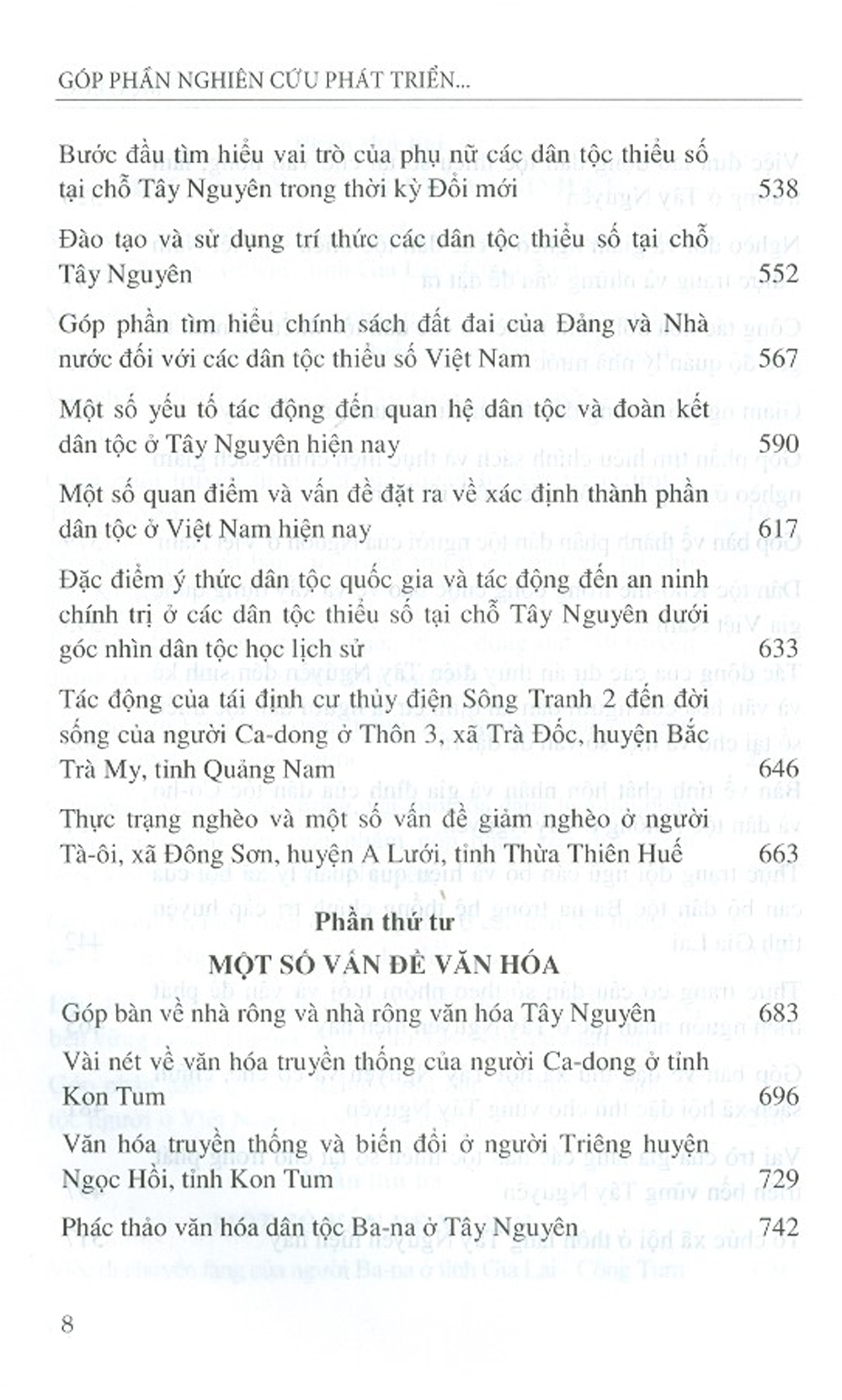 Góp Phần Nghiên Cứu Phát Triển Bền Vững Các Dân Tộc Thiểu Số Tại Chỗ Vùng Trường Sơn Tây Nguyên