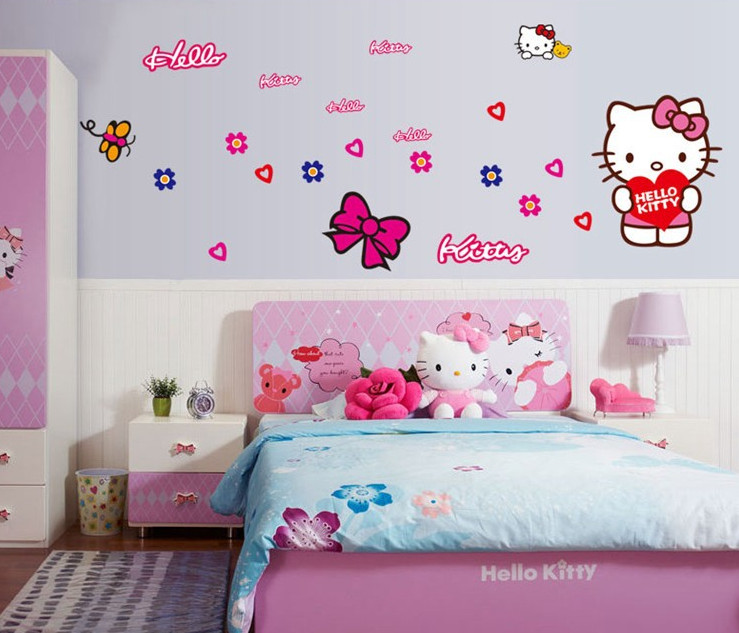 Decal dán tường Hello Kitty - HP24