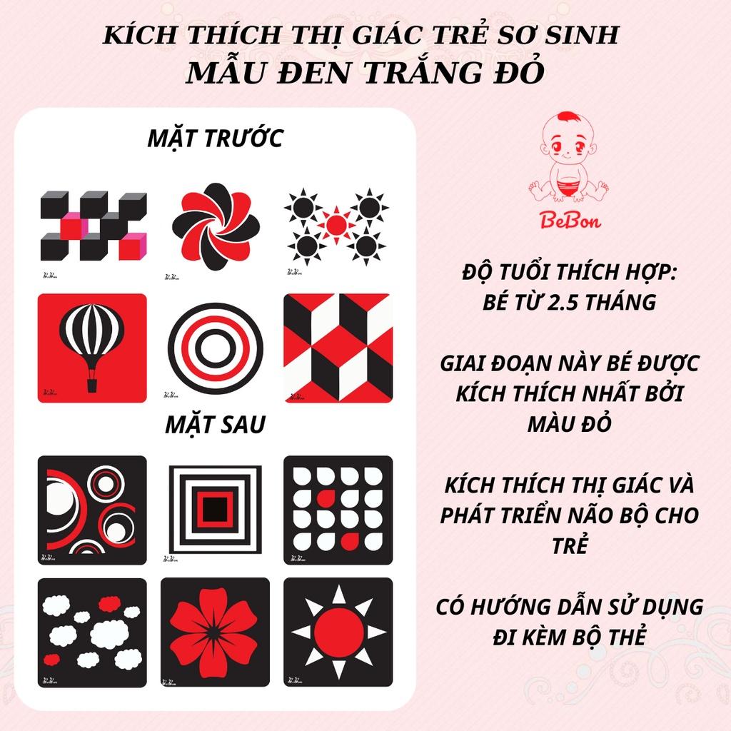 Thẻ Flash Card Kích Thích Thị Giác Cho Trẻ Sơ Sinh BeBon