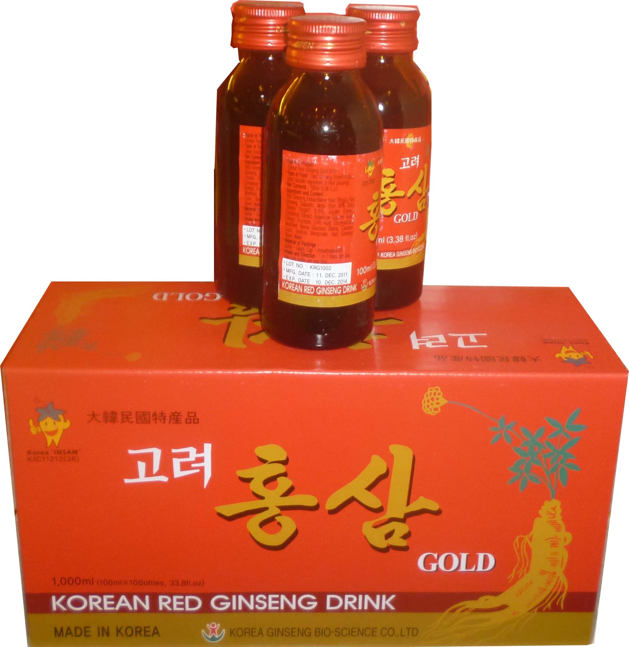 Nước Uống Hồng Sâm Hàn Quốc Bio Apgold (100ml x 10)