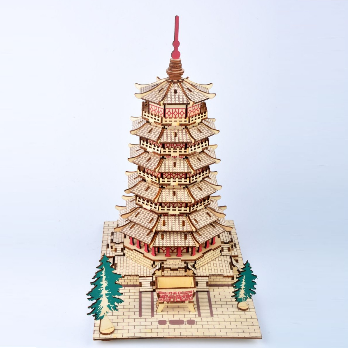 Đồ chơi lắp ghép gỗ 3D Mô hình Chùa Thích Ca Pagoda of Fogong Temple XF-G030H