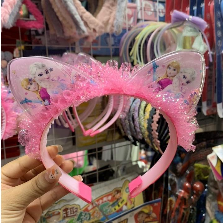 Bờm Voan Tai Mèo, Vương Miện, Hình Nơ Xinh Xắn Phong Cách Công Chúa