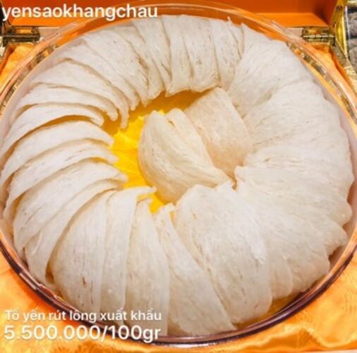 Yến Tổ Tinh Chế Rút Lông XK