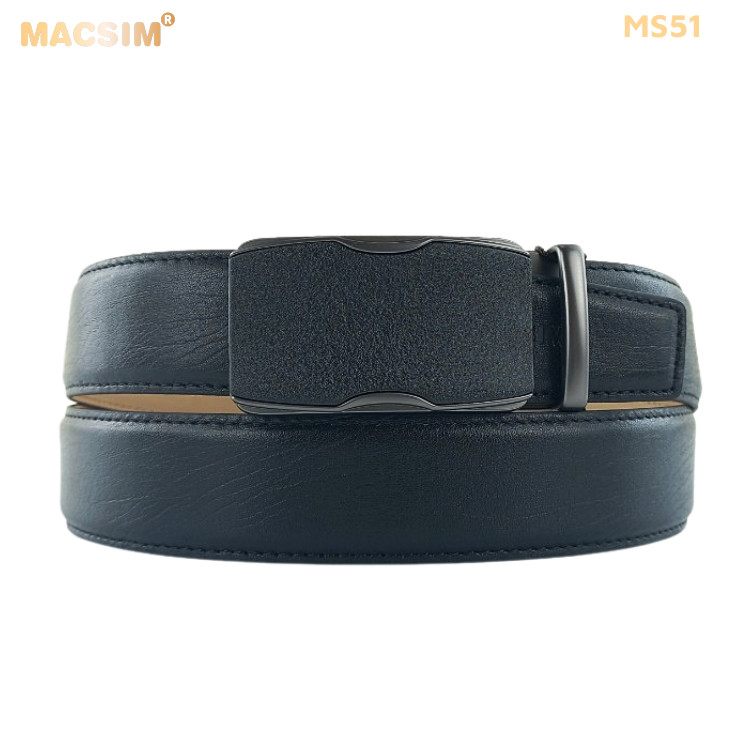Thắt lưng nam da thật cao cấp nhãn hiệu Macsim MS51
