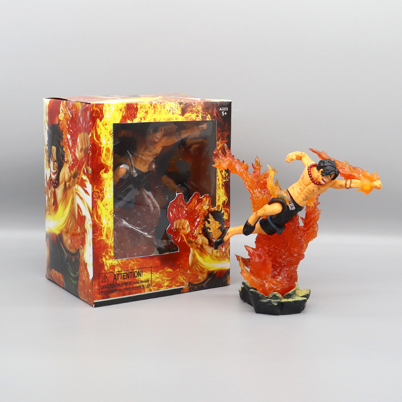 Mô Hình One Piece Nhân Vật Portgas D ACE Hỏa Quyền Mẫu 03 - Cao 15cm