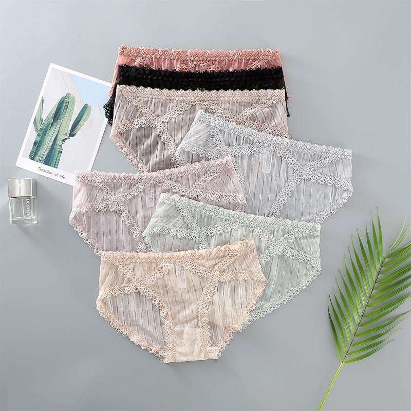 Quần Lót Vic Ren Mỏng Cao Cấp 1431