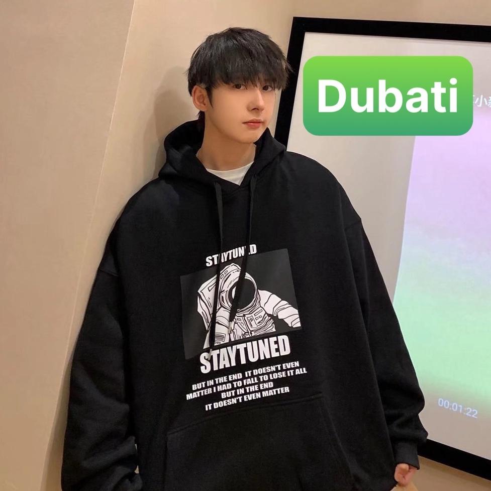 ÁO KHOÁC HOODIE NAM NỮ UNISEX CHẤT NỈ DÀY MỊN HỌA TIẾT PHI HÀNH GIA STAYTUNE FROM RỘNG HOT TREND- DUBATI FASHION
