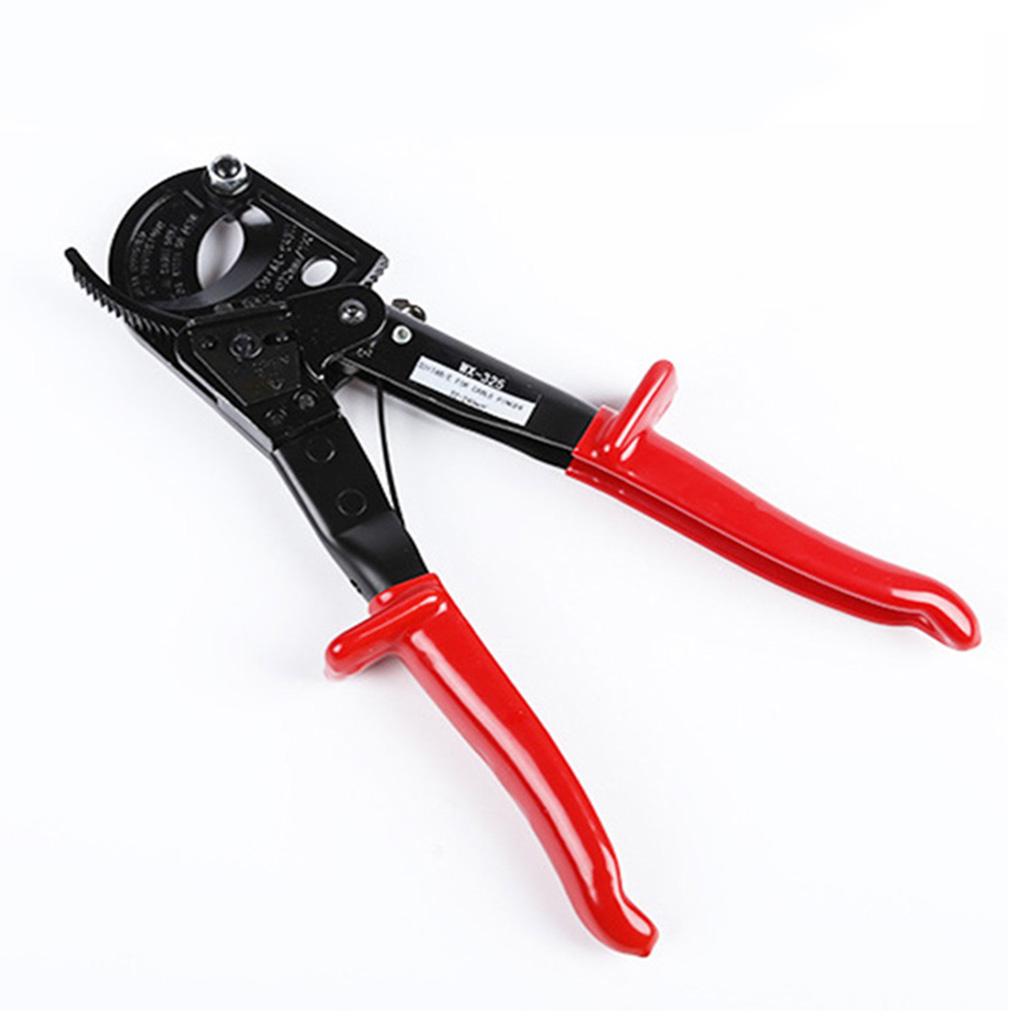Tự Điều Chỉnh Ratchet Cắt Cáp Đục Được 240mm² Max Nhôm Dây Đồng Cắt HS-325A Cắt Dây Siết Tay dụng Cụ