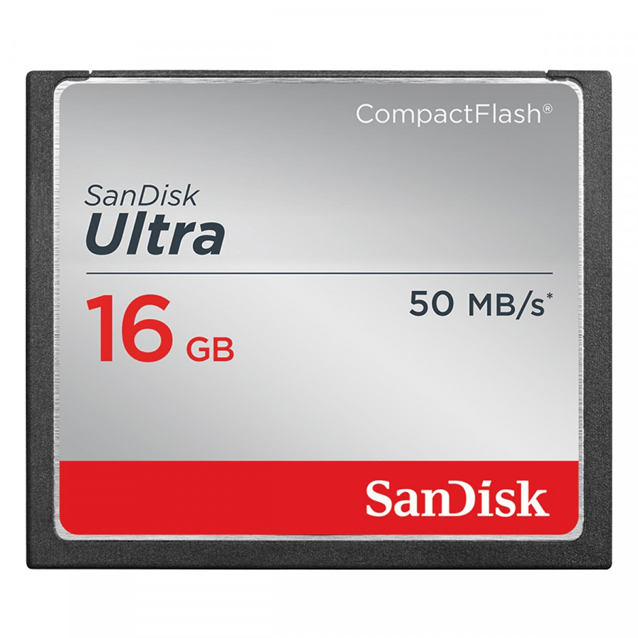 Thẻ nhớ CF Sandisk Ultra 16GB 50MB/s - Hàng nhập khẩu
