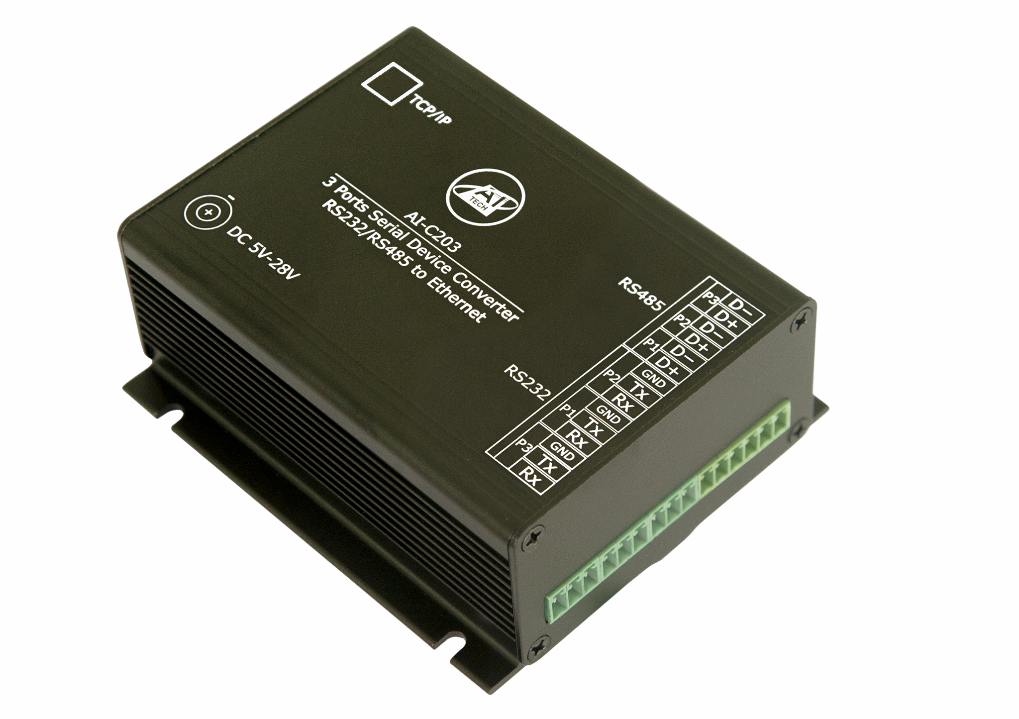 THIẾT BỊ CHUYỂN ĐỔI GIAO TIẾP RS232/RS485 sang Ethernet 3 CỔNG - Hàng Chính hãng AITECH