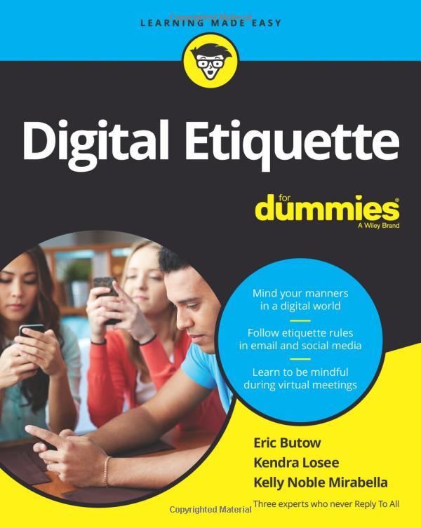 Sách ngoại văn: Digital Etiquette For Dummies