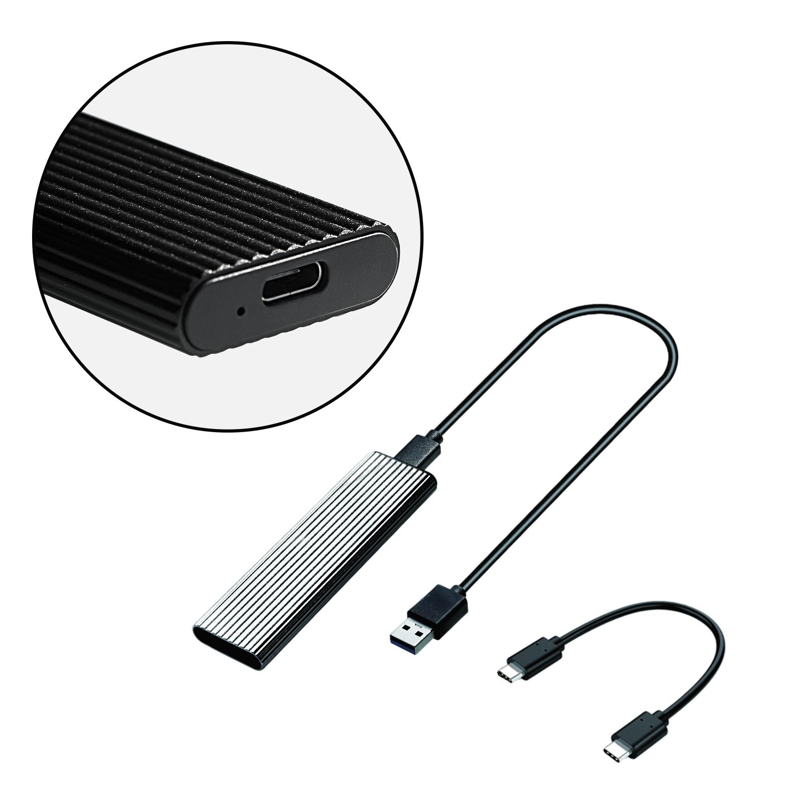External M.2 NVME to USB 3.1 Enclosure Adapter, M.2 SSD Case with Type-C for 2230 2242 2260 NVMe SSD Content Designers 2TB
