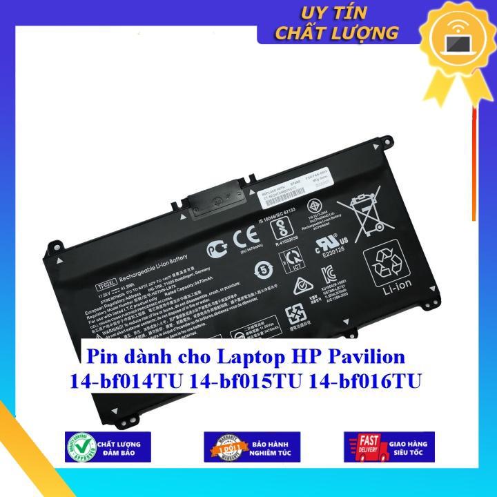 Pin dùng cho Laptop HP Pavilion 14-bf014TU 14-bf015TU 14-bf016TU - Hàng Nhập Khẩu New Seal