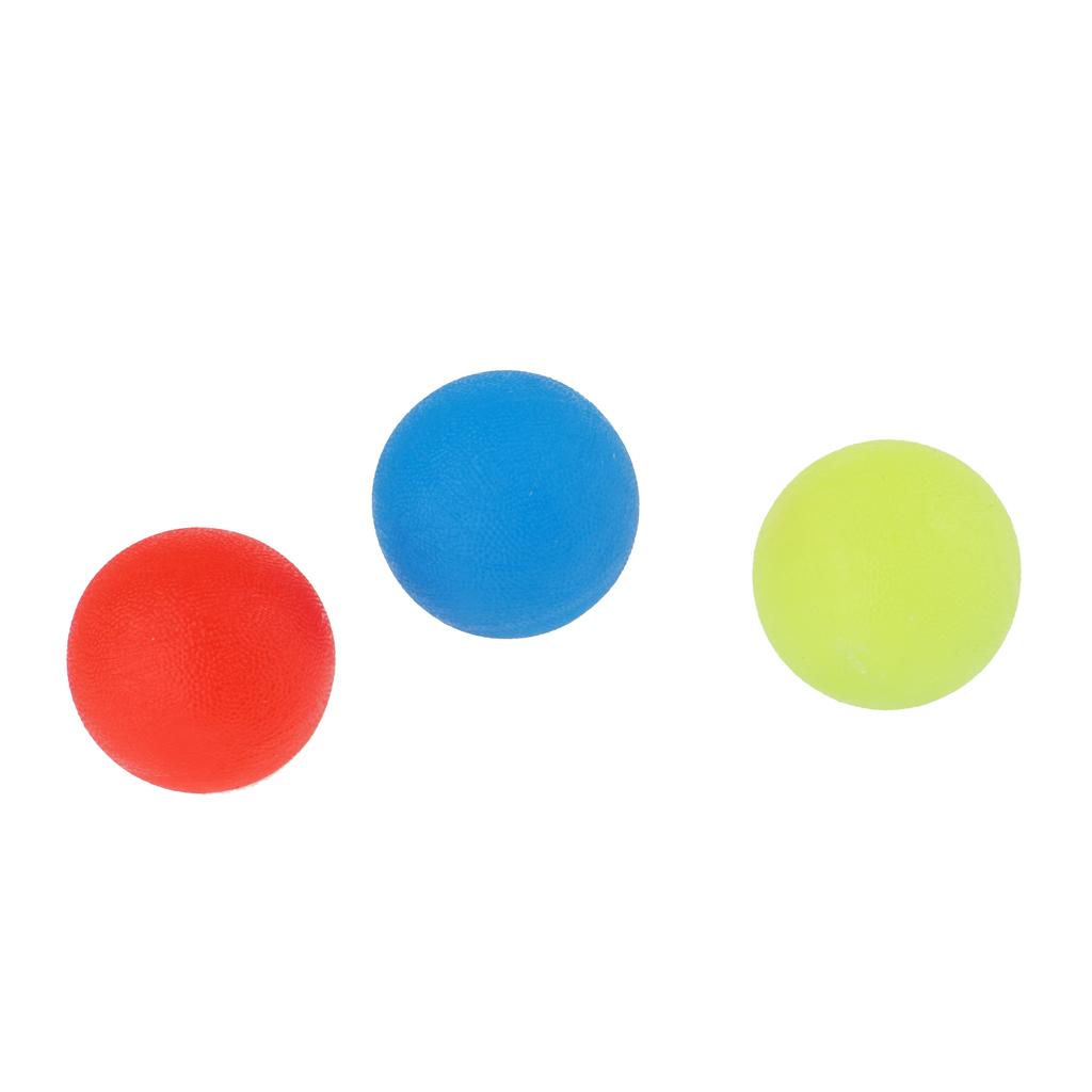 3x Decompression Silicone Balls Anti-stress Toys Grip Exercise  Balls