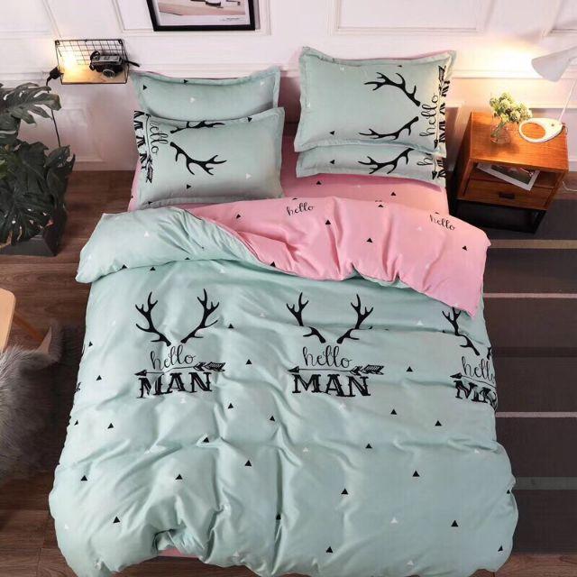 BỘ CHĂN GA VÀ VỎ GỐI POLY COTTON