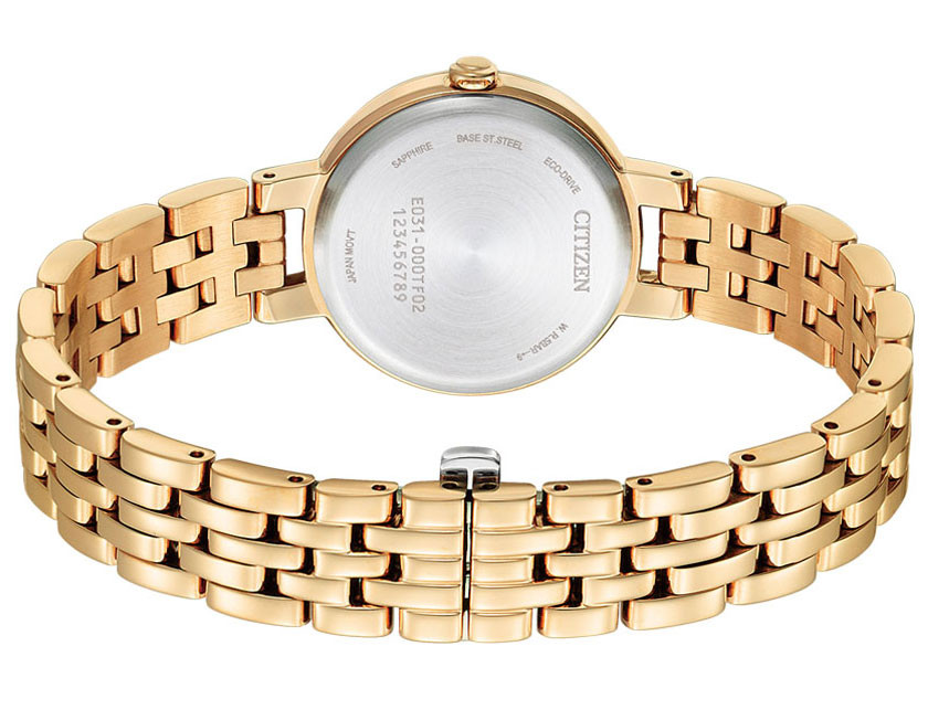 Đồng Hồ Nữ Citizen Dây Thép Không Gỉ EM0993-82Z - Mặt Xanh