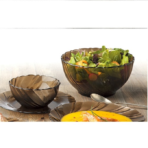 Bộ 2 tô D2002C Duralex - Beau Rigave Nâu khói Creole 18cm Thủy tinh cường lực cao cấp Pháp Bộ 2 tô D2002C Duralex - Beau Rigave Nâu khói Creole 18cm Thủy tinh cường lực cao cấp Pháp