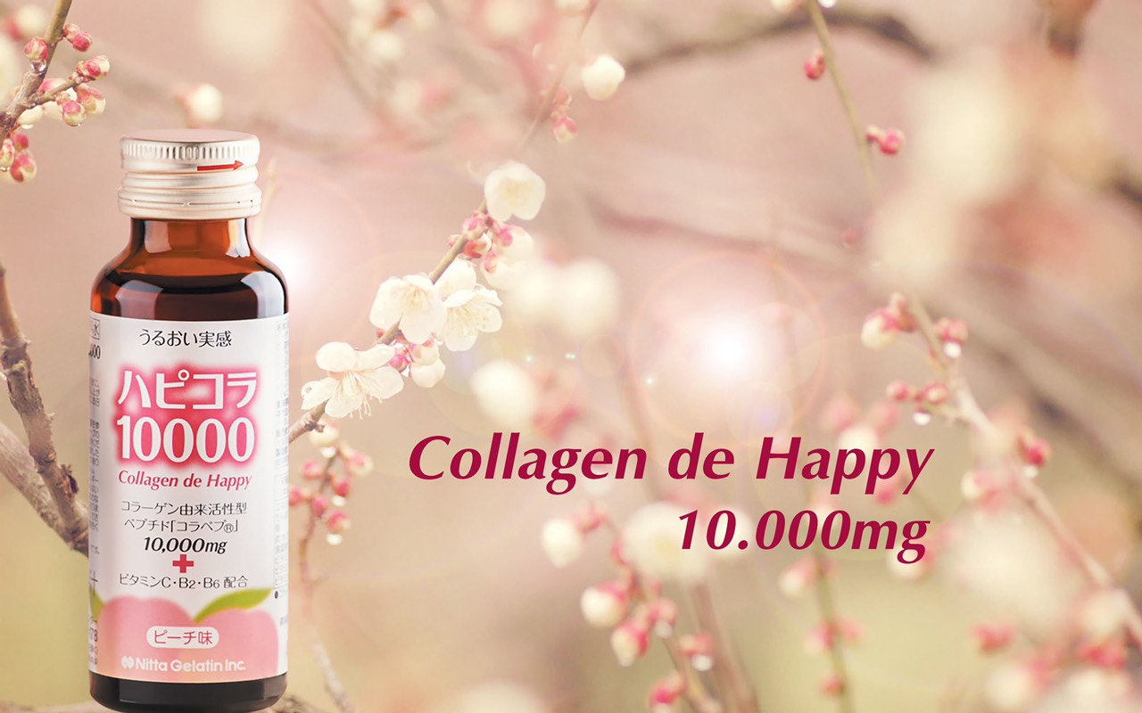 Collagen nước đậm đặc De Happy 10.000 mg ( Nhật ) Tăng sức độ đàn hồi, giảm nếp da, làm chậm quá trình lão hóa da, khớp, tăng cường sức khỏe tổng thể - QuaTangMe Extaste