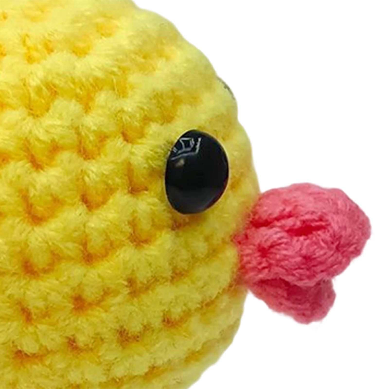 Beginner Crochet Kit DIY Make Your Own Needlework Crocheting Craft Stuffed Plush Doll for Adults Pendants Home Decor Perfect Gift