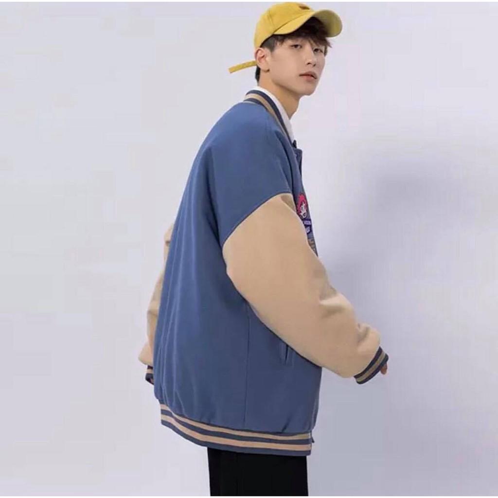 Áo khoác bomber thêu AITEEINS đứa trẻ unisex Kun shop