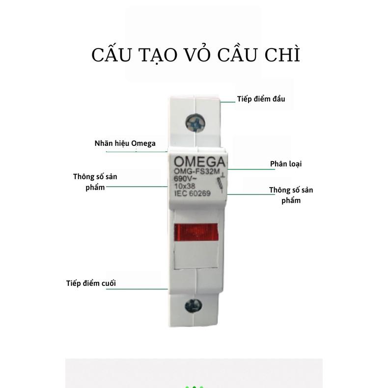 Hộp cầu chì RT 18-32X kèm ruột cầu chì sứ 2A-32A, cầu trì ống kèm đế cầu chì,cầu chì oto, cầu trì xe máy,nồi cơm điện