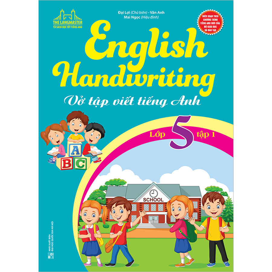English Handwriting - Vở Tập Viết Tiếng Anh Lớp 5 - Tập 1