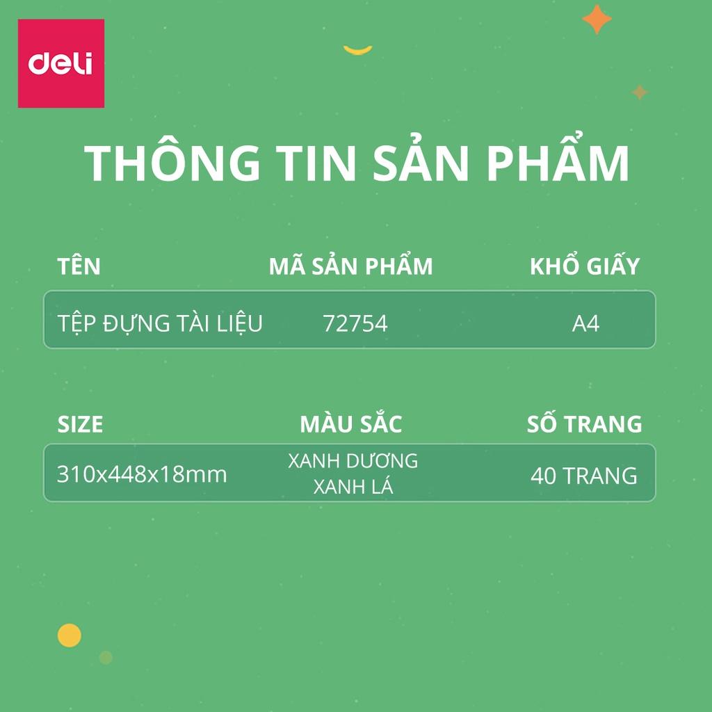 File lá học sinh khổ A4 30 40 lá phiên bản Vương Nguyên YYDL Deli - Hình chàng trai - 1 chiếc - 72754 / 72753