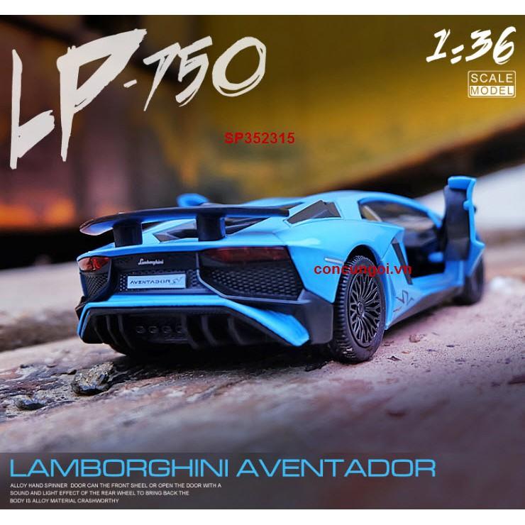 Đồ chơi xe sắt trớn mô hình_Lamborghini LP750-4SV coupe, 554990 - SP352315