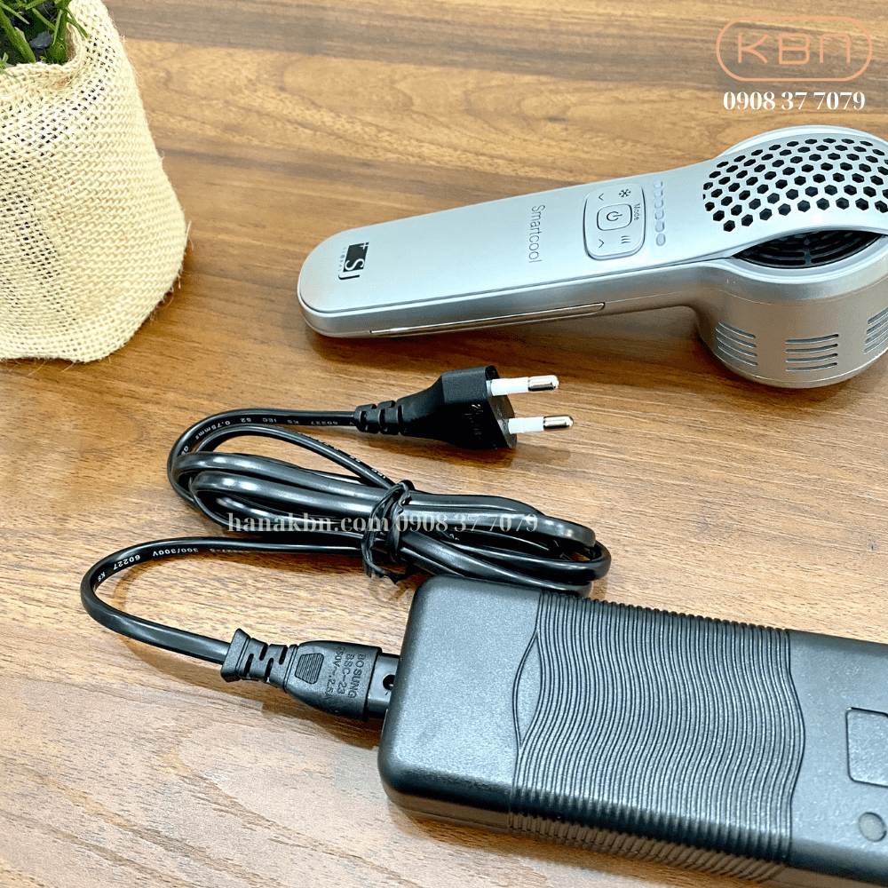 Phụ Kiện Dây Nguồn Kết Nối Adapter Vào Nguồn Điện - Máy Điện Di Smart Cool Hàn Quốc Dành Cho Da Mặt