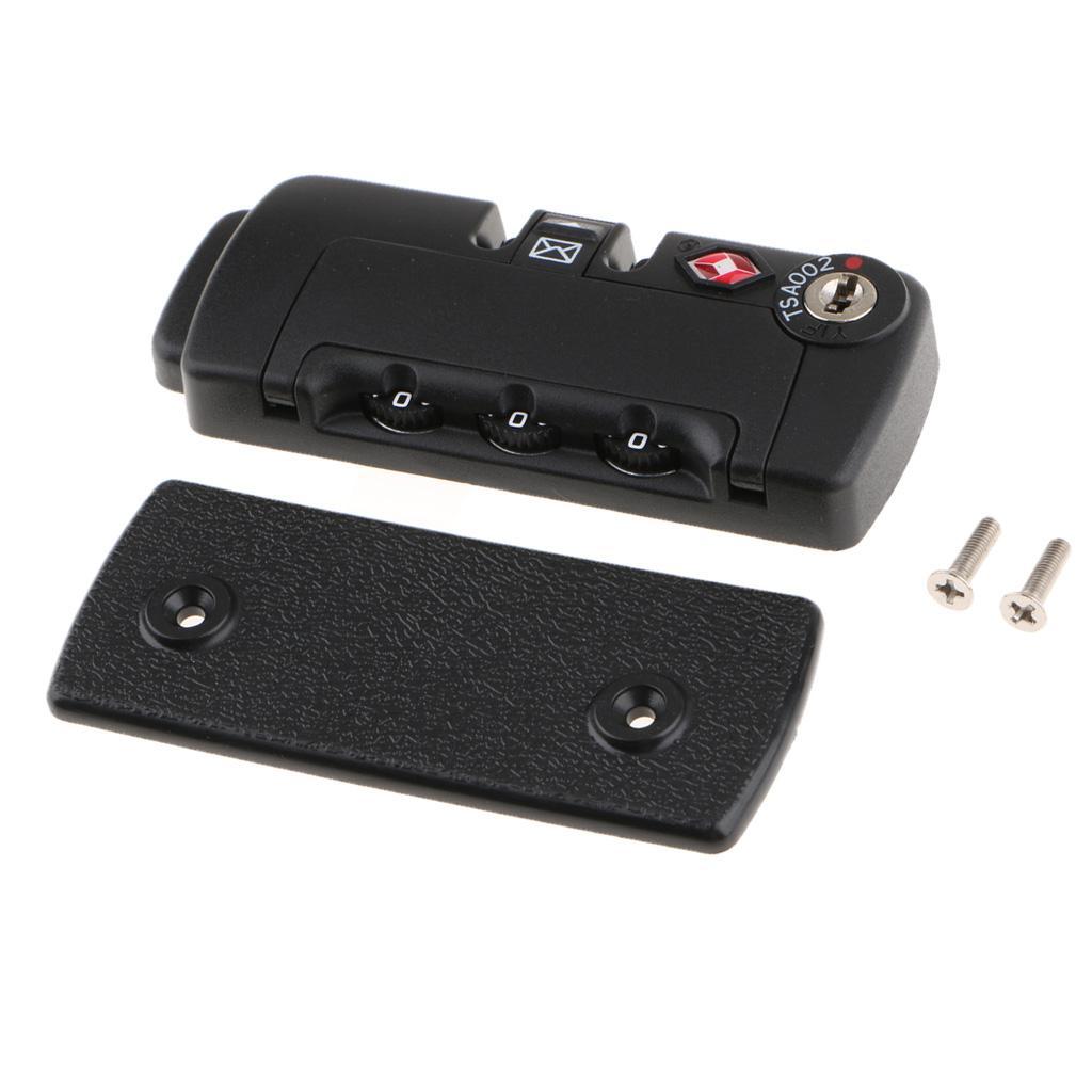 Secure Luggage 3 Digit Combination Lock Suitcase Bag Code Lock Padlock