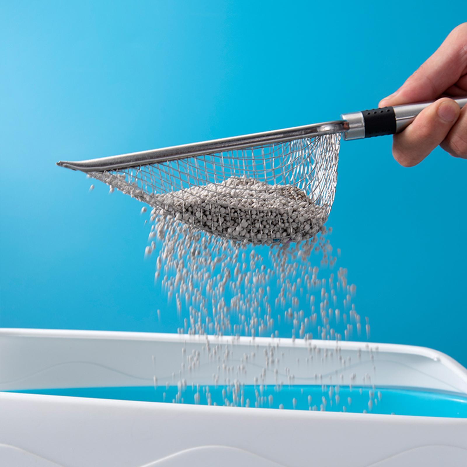 Cat Litter Scooper Pet Sifter Scooper Cleaning Tools Sand  with Handle Sand Sifter Litter Scooper for Fast Sifting Hamster Aquarium Kitten