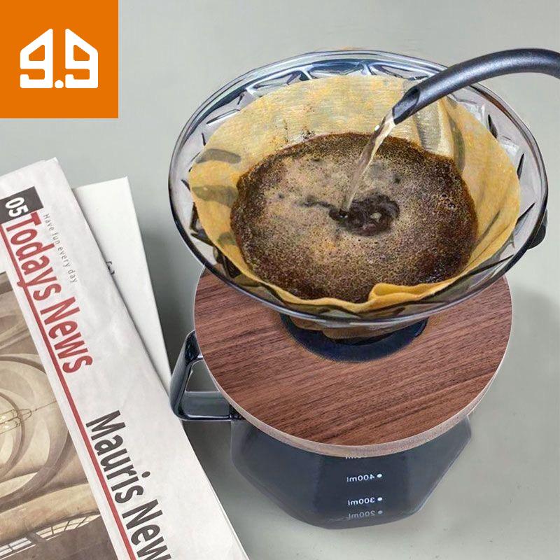 Bộ kết hợp cà phê pha cà phê bằng tay kim cương đen bằng thép không gỉ L-Beans