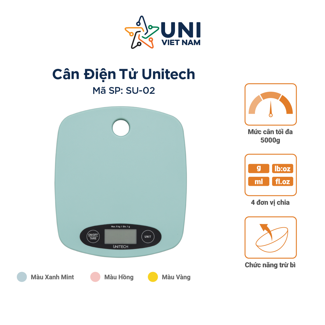 Cân điện tử UNITECH SU-02 - Hàng chính hãng