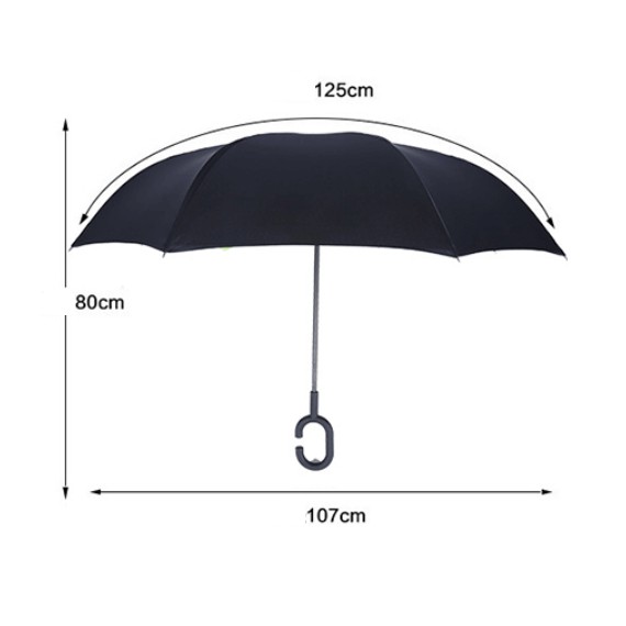 Ô dù gấp ngược 2 lớp chống tia UV - Hàng Cao Cấp