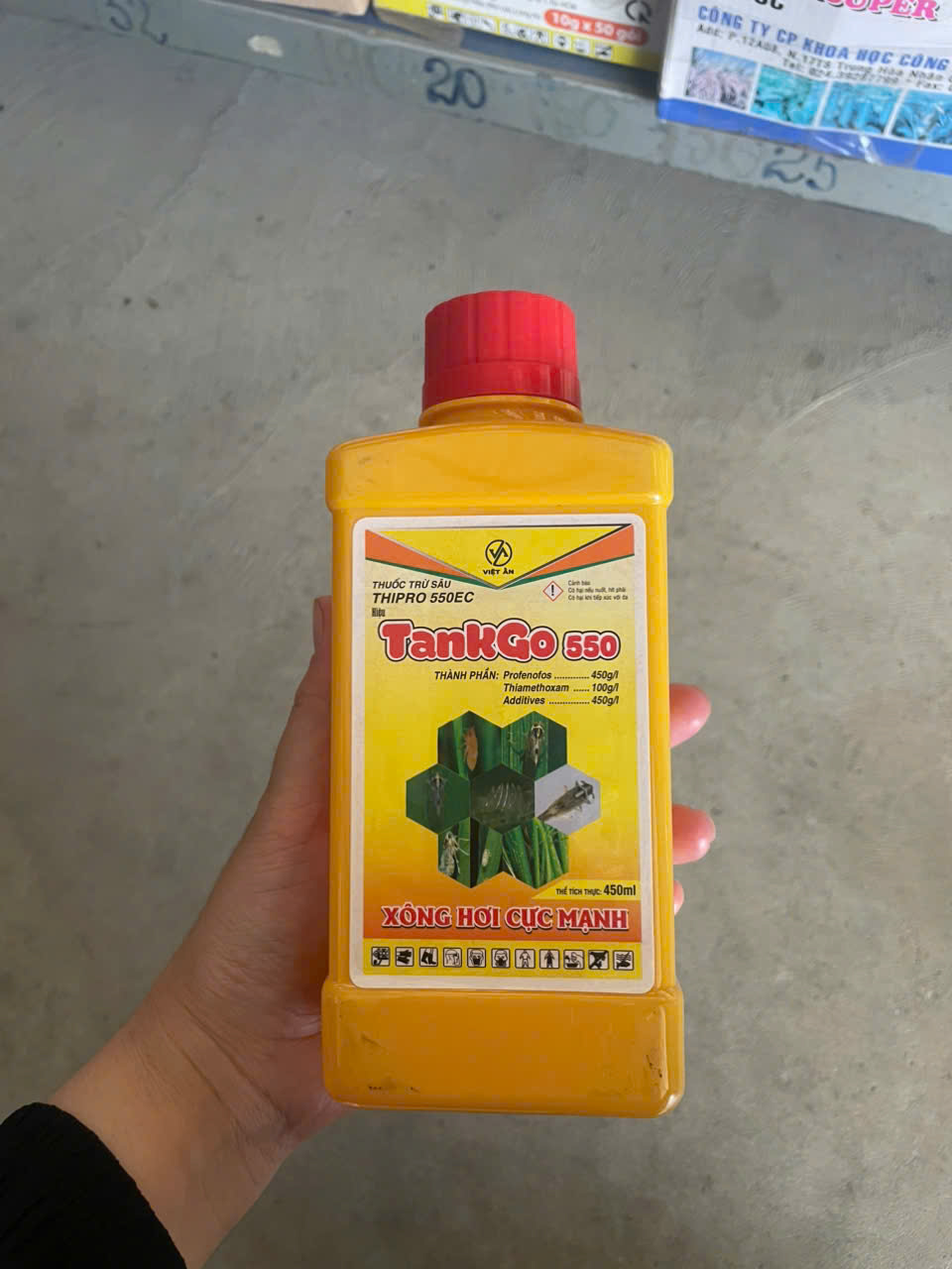 Thuốc trừ sâu Thipro 550EC (Tankgo 550 ) trị  rệp sáp, bọ trĩ, rầy nâu, rầy xanh, sâu cuốn lá, và sâu đục