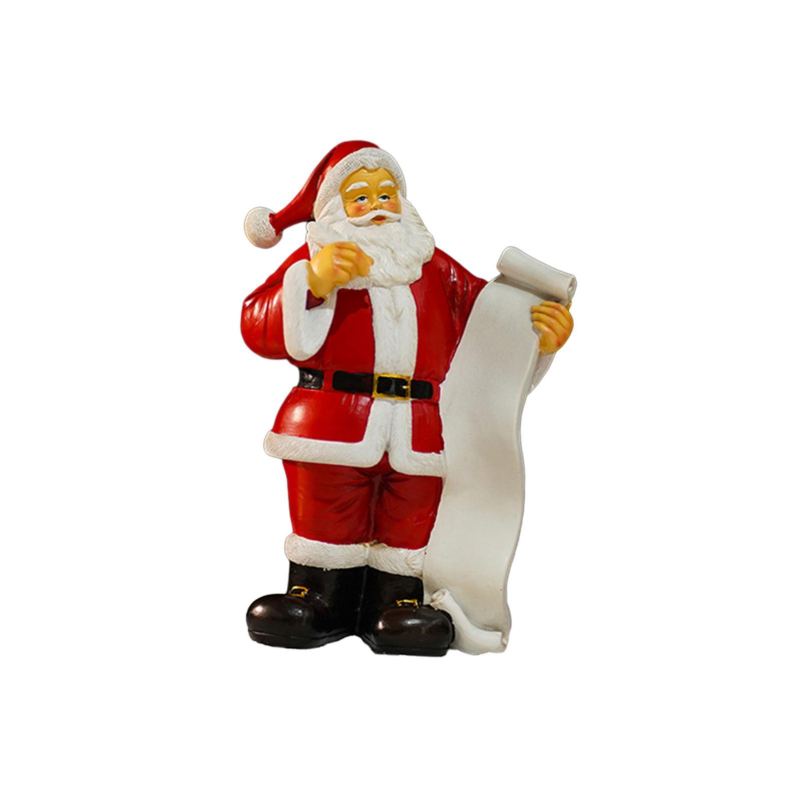 Santa Statue Santa Claus Decorations for Yard Office Holiday Decoration