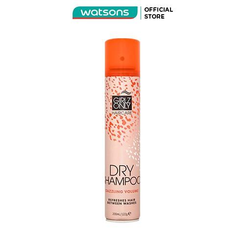 Dầu Gội Khô Girlz Only Dazzling Volume Làm Phồng Tóc 200ml