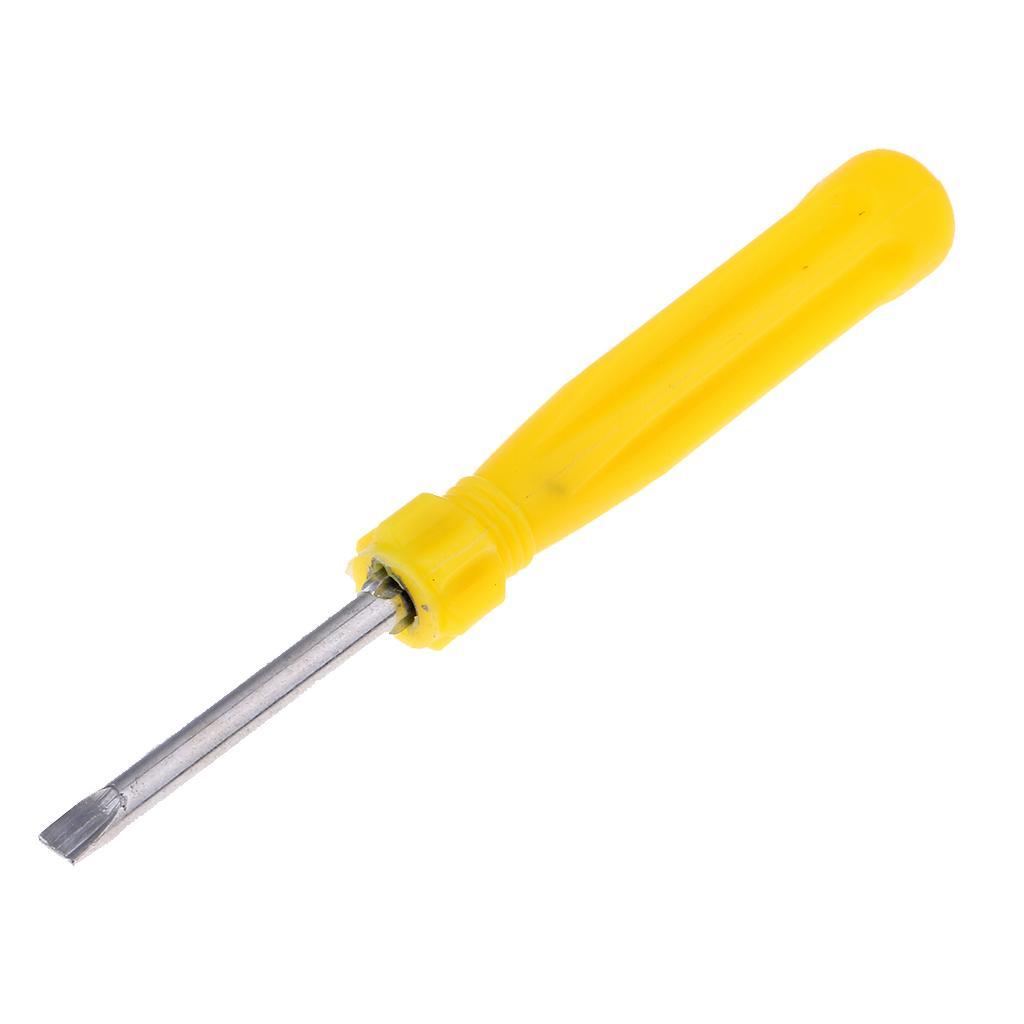 2X 5pcs/Set Plastic Handle Mini Pocket Cross Flathead Screwdriver Repair Tools